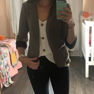 Gray blazer
